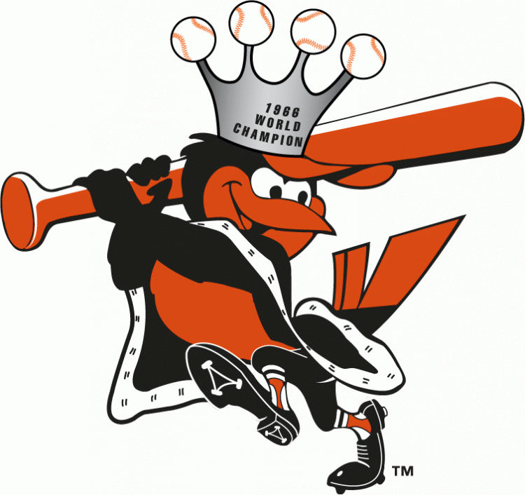 Baltimore Orioles 1967 Champion Logo iron on paper